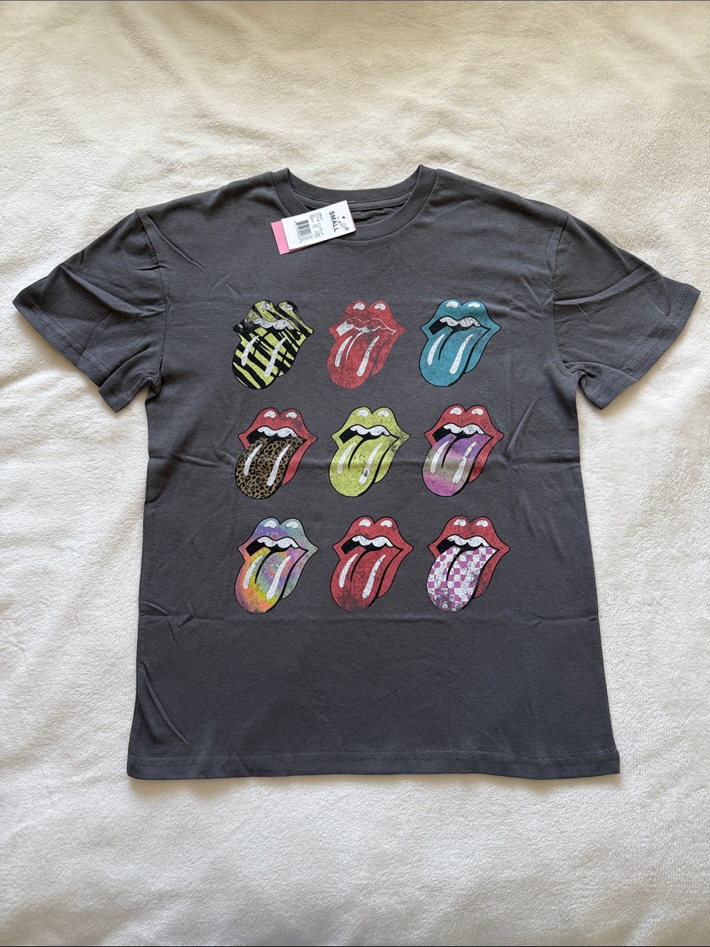 Rolling Stones Women's Grey T-Shirt